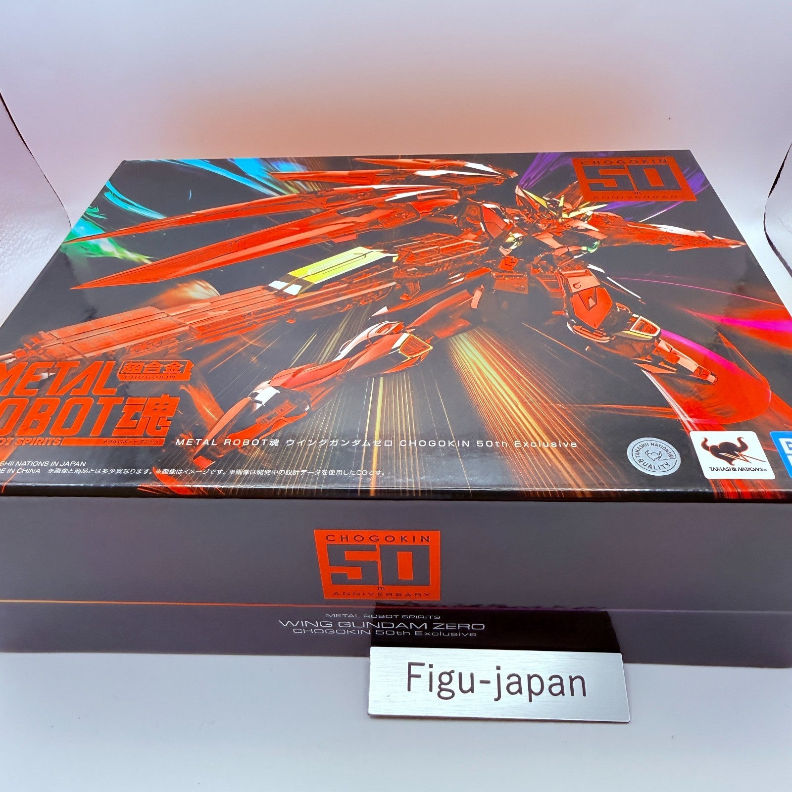 METAL ROBOT SPIRITS Wing Gundam Zero CHOGOKIN 50th Red Plated Bandai NIB2