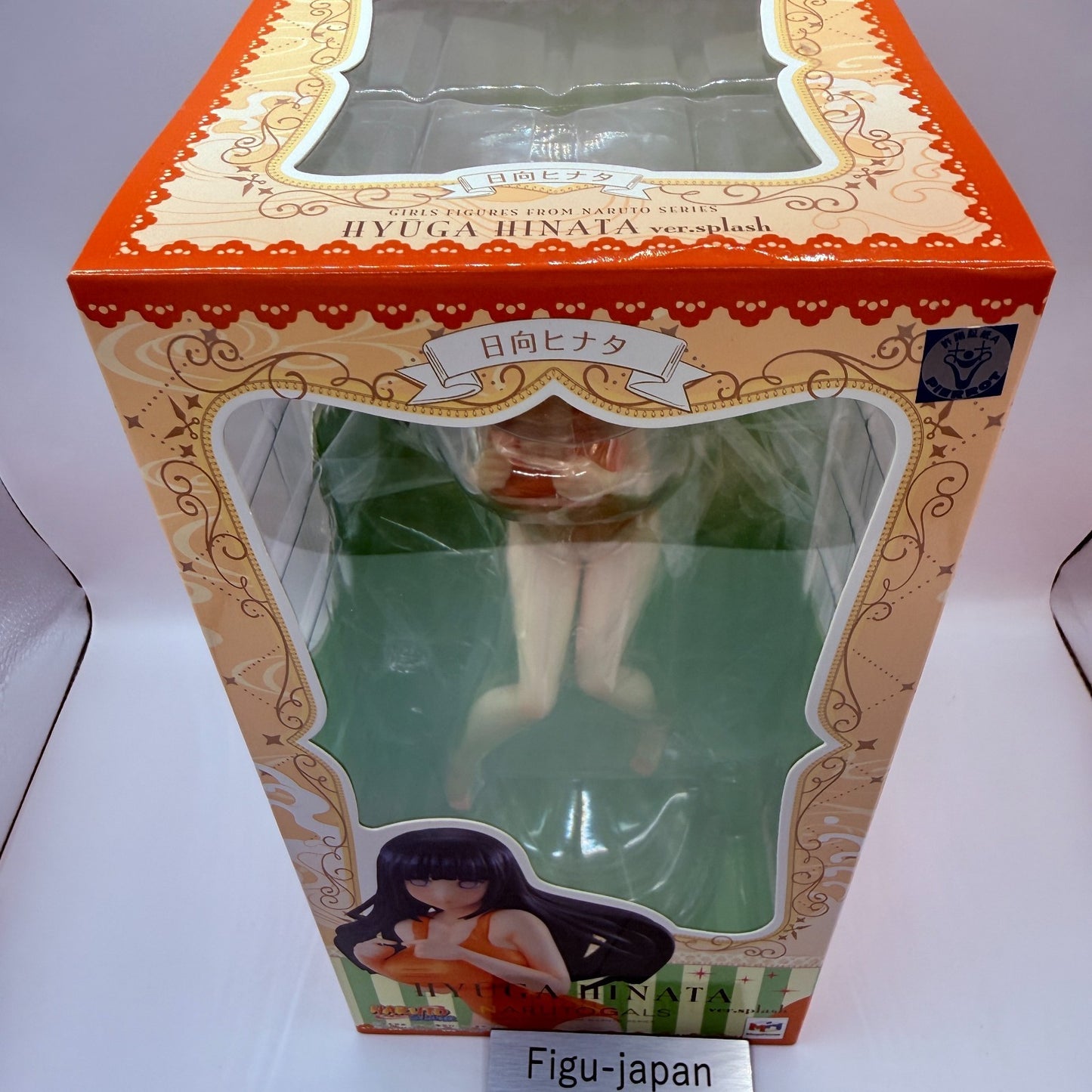 Hinata Hyuga Splash Ver Orange Figure Naruto Gals MegaHouse Authentic Sealed NIB2