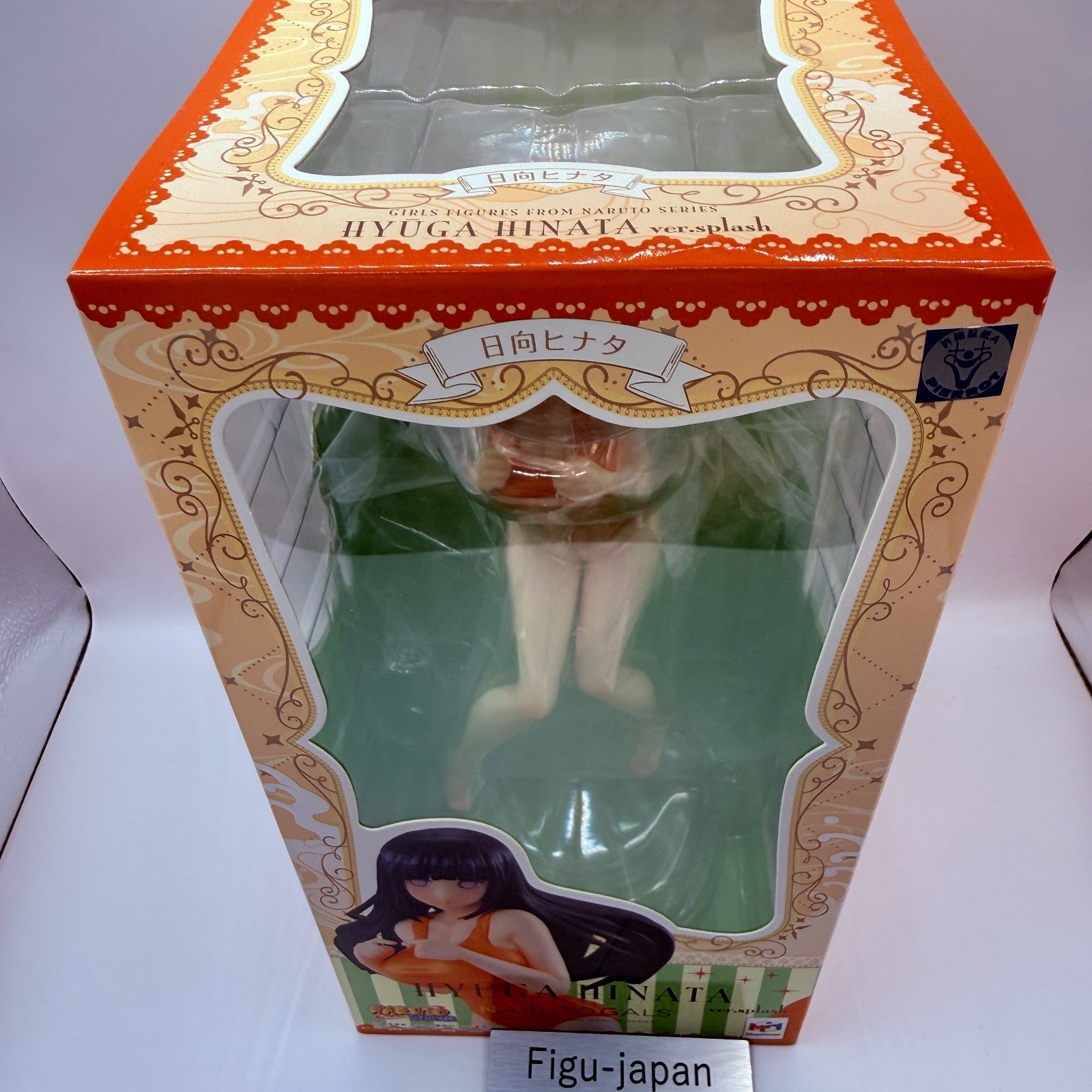 Hinata Hyuga Splash Ver Orange Figure Naruto Gals MegaHouse Authentic Sealed NIB2