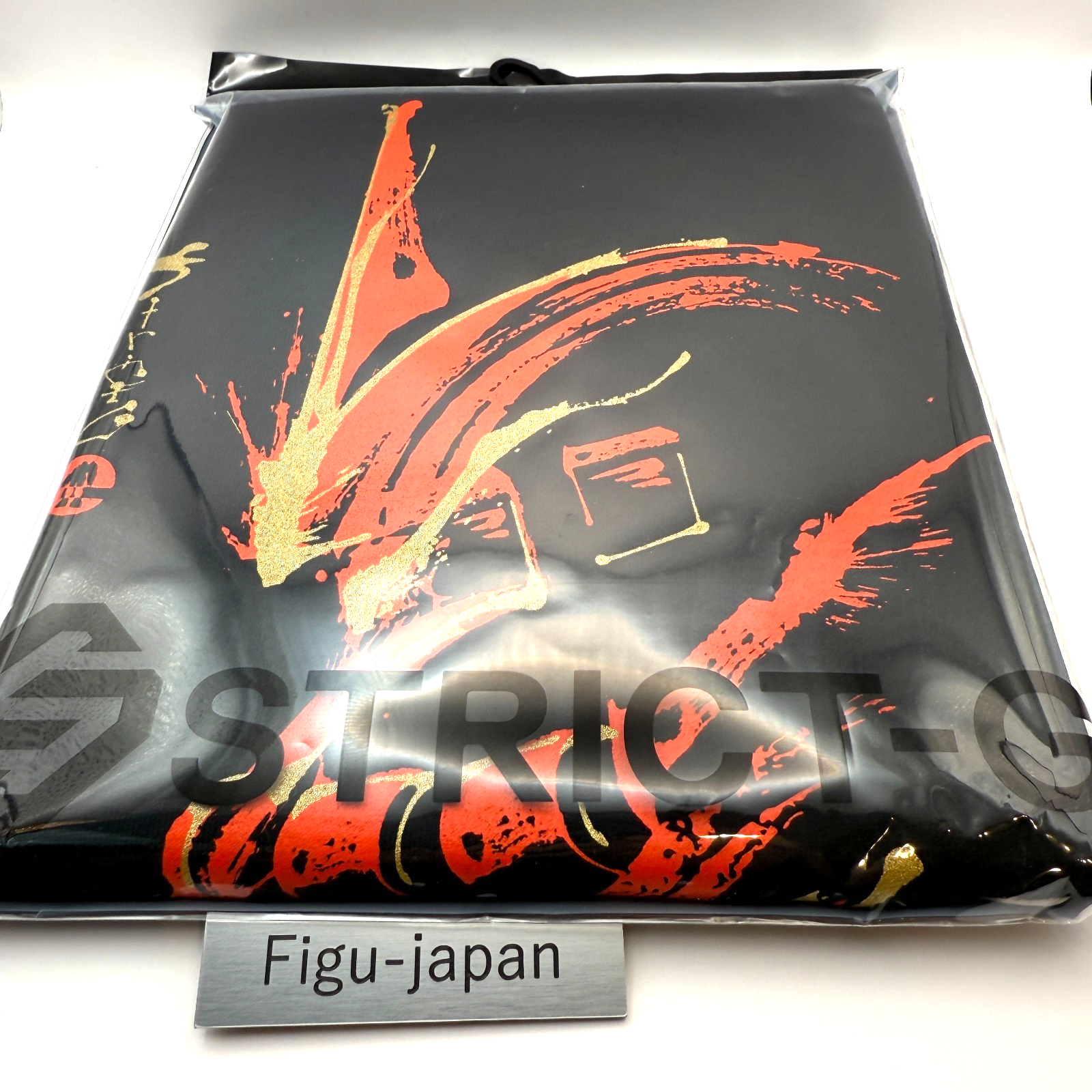 STRICT-G Gundam Char's Zaku II T-Shirt XL Brush Painted Japanese Pattern NEW Red0