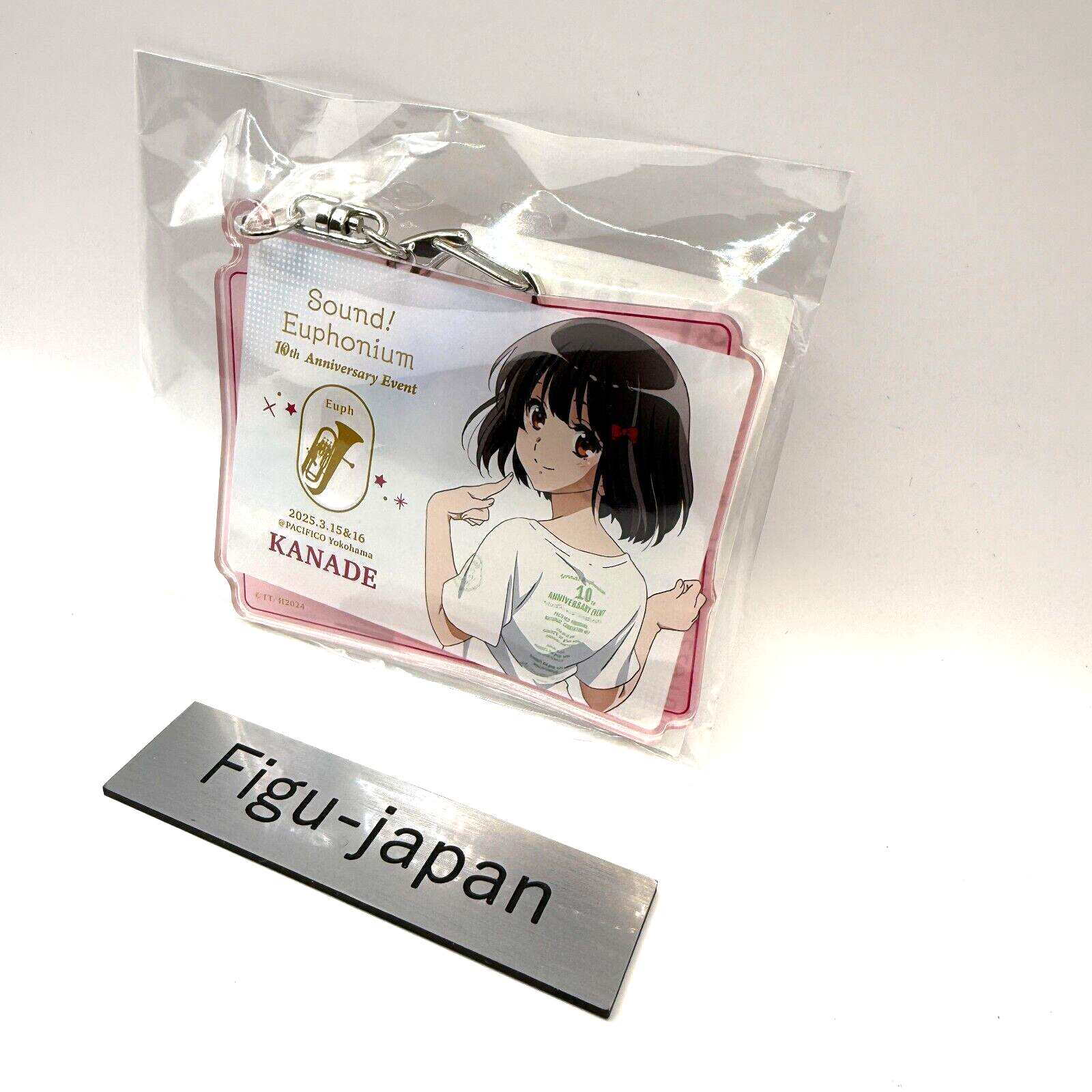 Sound! Euphonium Kanade Hisaishi Keychain 10th Anniversary Strap Japan New4
