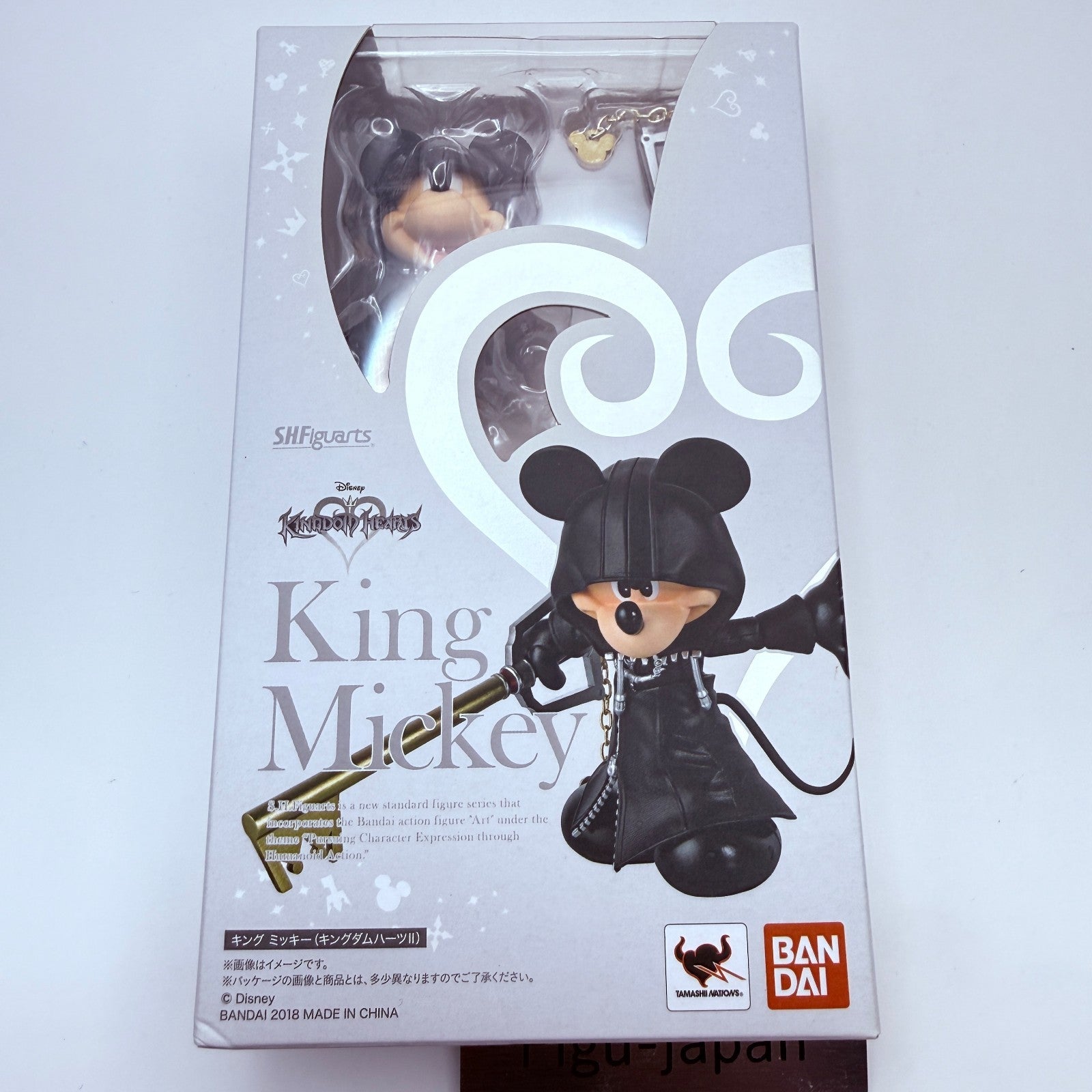 SHFiguarts King Mickey Kingdom Hearts Bandai Action Figure Disney Anime MISB3