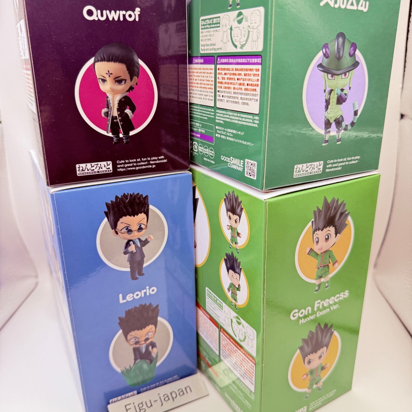 Hunter x Hunter Nendoroid Set 4 Figures Gon Meruem Leorio Chrollo GSC MISB Lot9