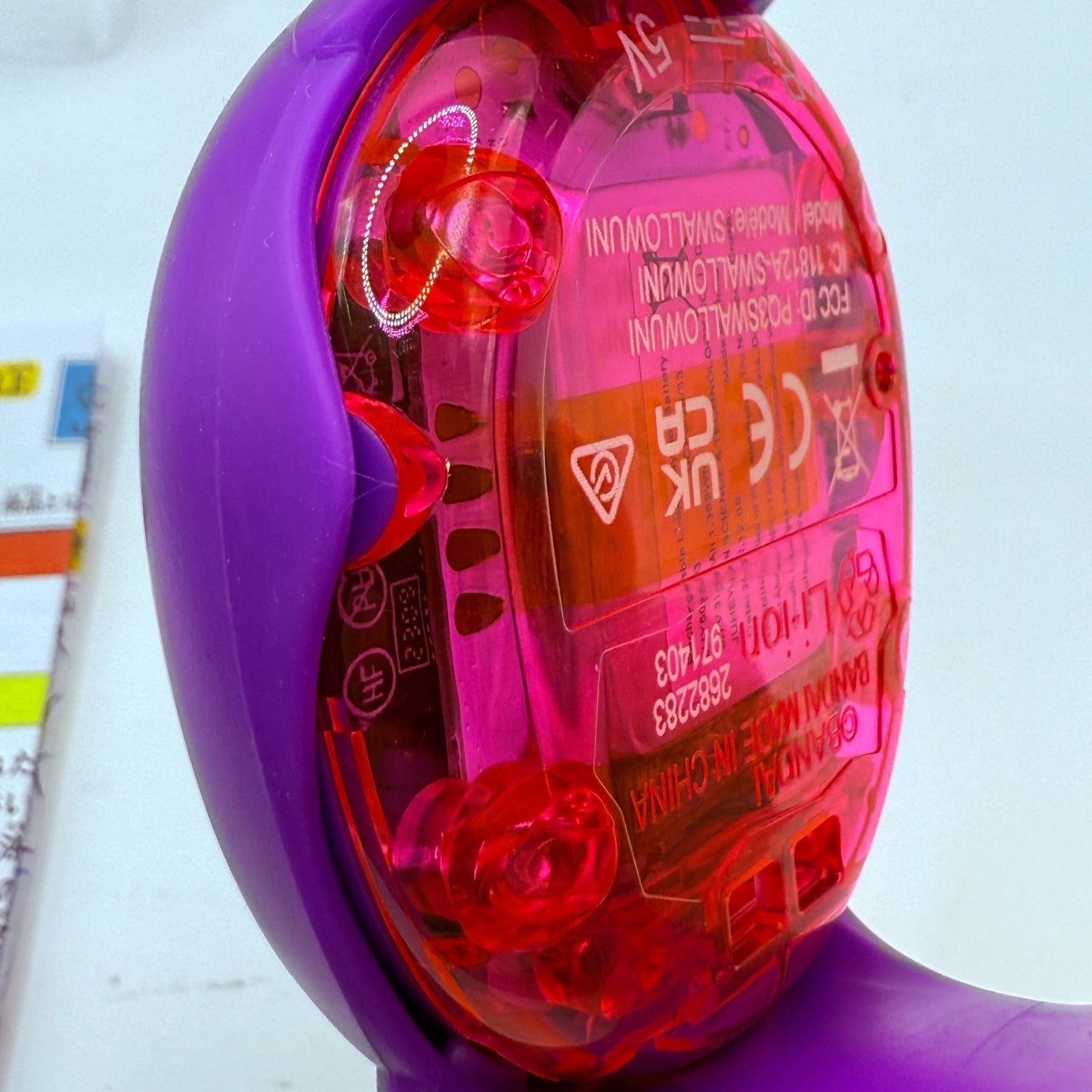 Bandai Tamagotchi Uni Purple Virtual Pet Tamaverse Wearable MIB Authentic12