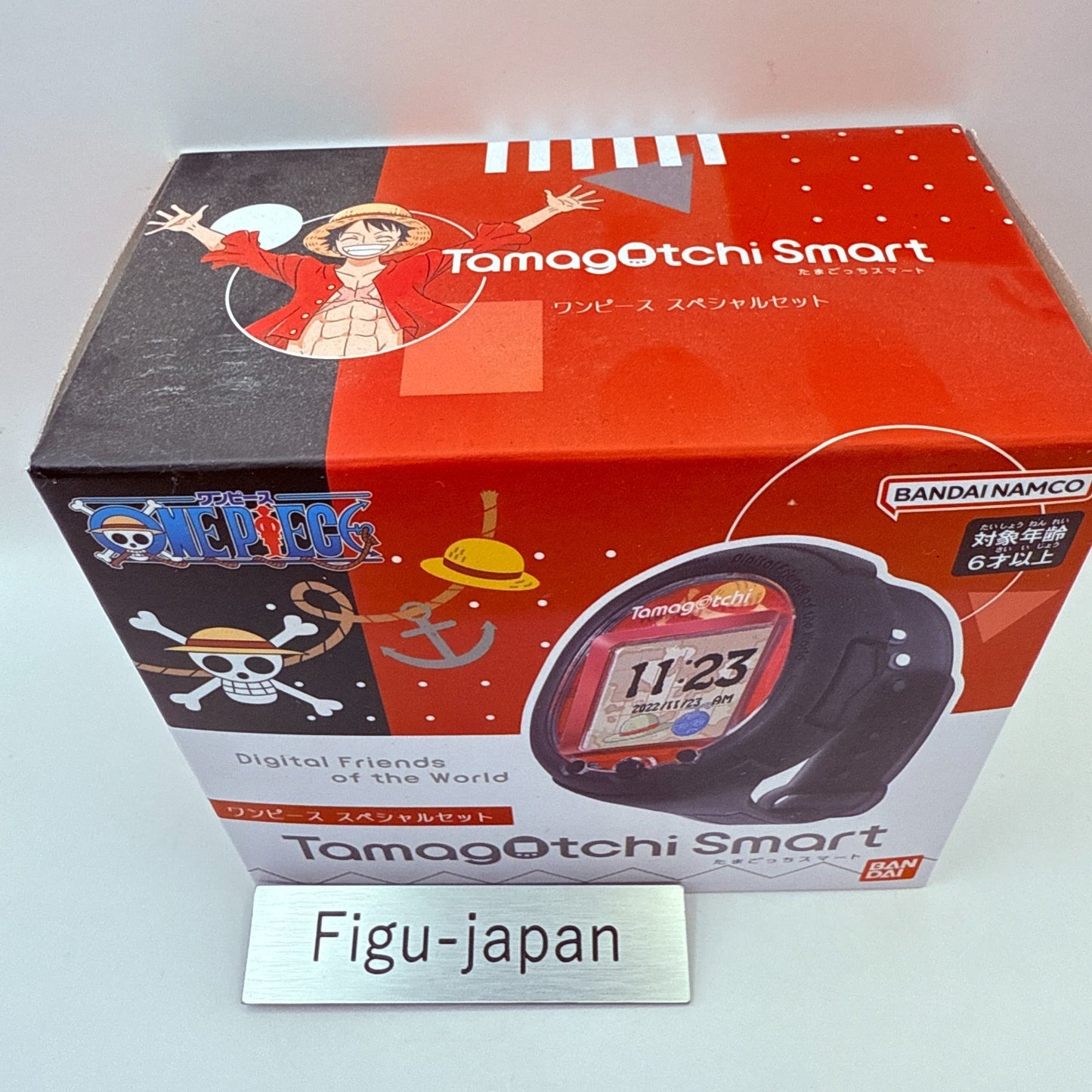 Bandai Tamagotchi Smart One Piece Special Set Watch TamaSma Card Japan New7