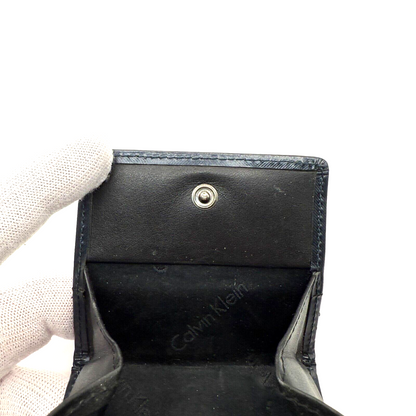 Calvin Klein Gray Faux Leather Discontinued product With Coin Purse.[express]7