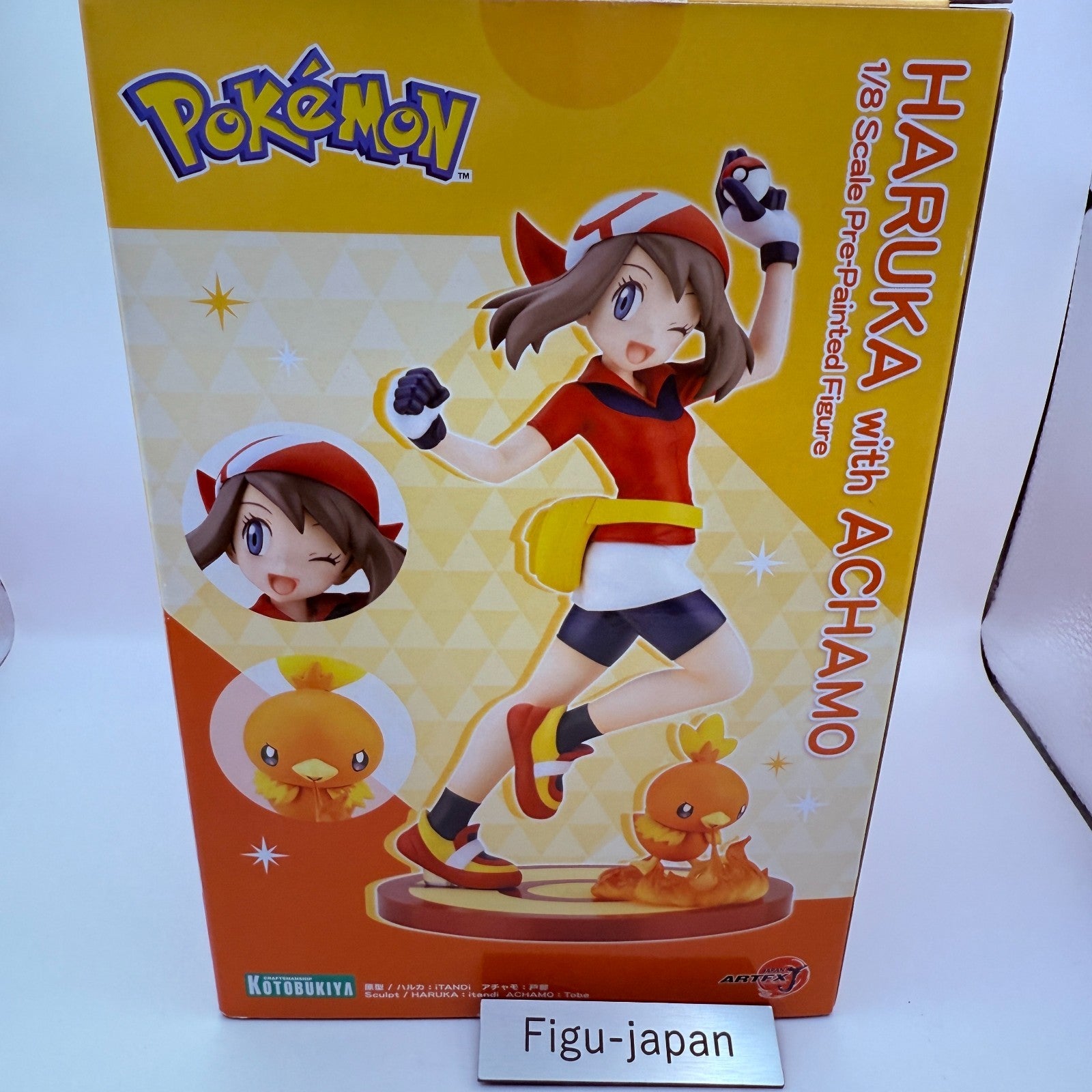 ARTFX J Pokemon HARUKA with ACHAMO 1/8 Figure Kotobukiya japan [express]4