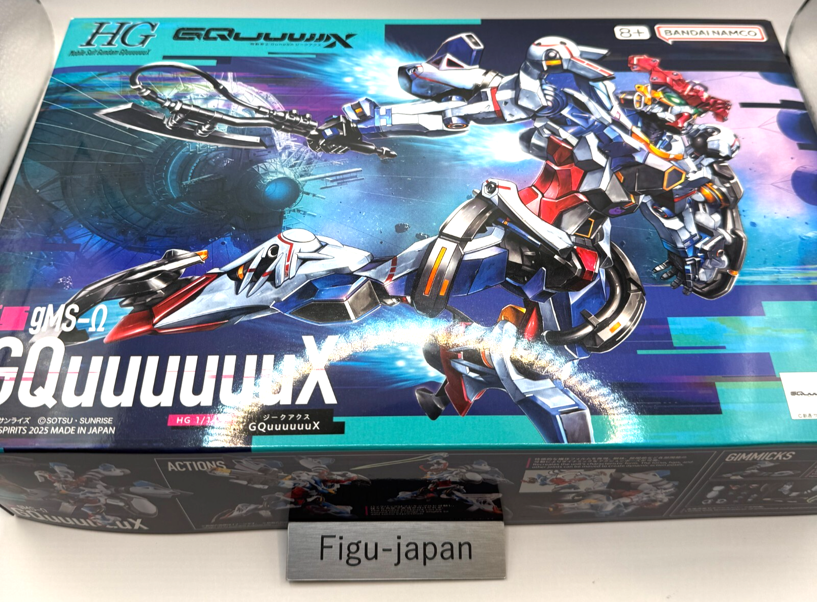 Bandai HG 1/144 GQuuuuuuX Mobile Suit Gundam Ziek Axe Model Kit NIB0