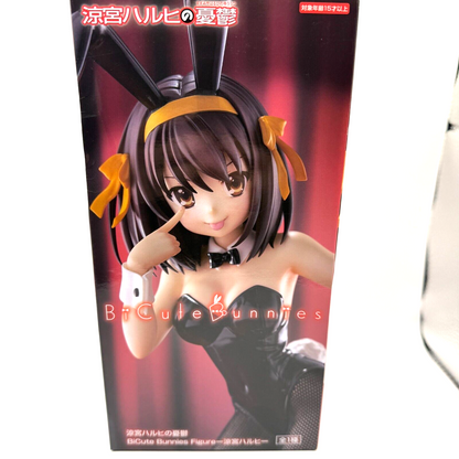 Haruhi Suzumiya Bi cute Bunnies Figure real Fishnet stockings New Japan7