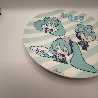 Hatsune miku & Cinnamon roll New prastic Melamine Plate sanrio [express]4