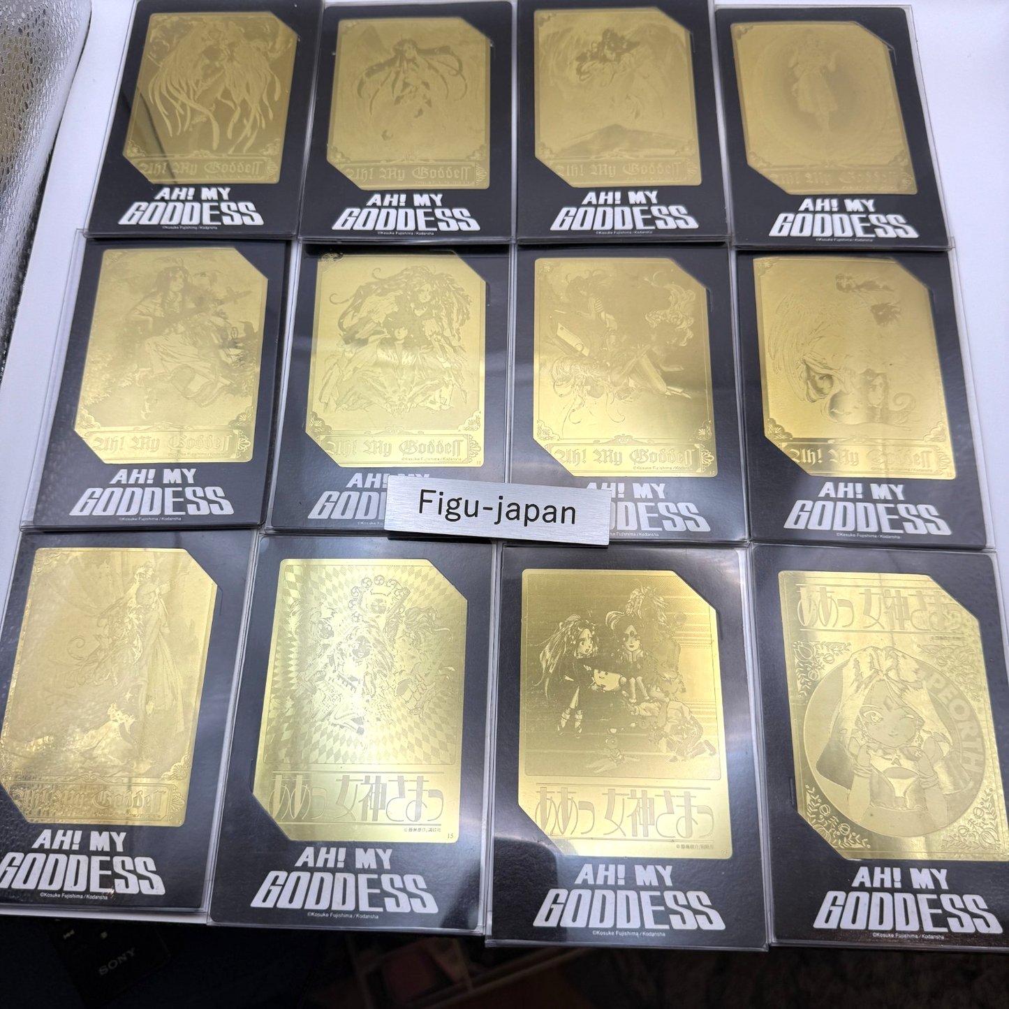 Ah! My Goddess metal Gold Card set of 12 Verdandi Urd Skuld [express]0