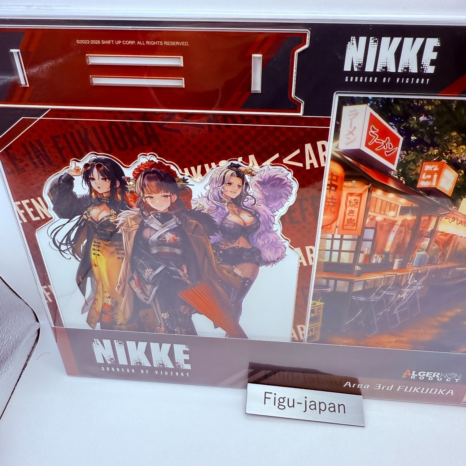 NIKKE Goddess of Victory Sakura Rosanna Moran Diorama Acrylic Stand Fukuoka NEW6
