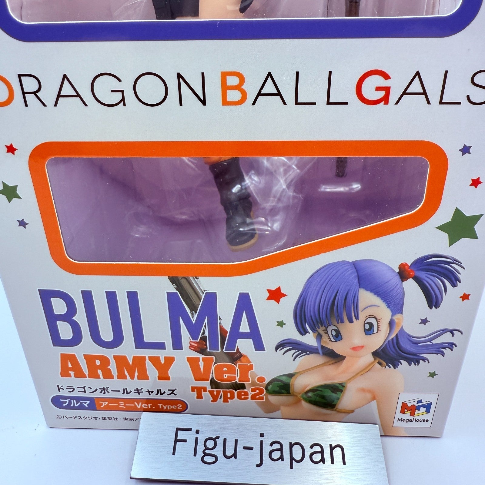 MegaHouse Dragon Ball Gals Bulma Army Ver. Type 2 Purple Hair Figure Japan3