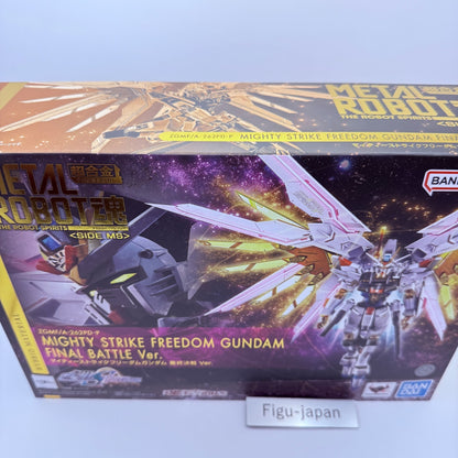 METAL ROBOT Spirits Mighty Strike Freedom Gundam Final Battle MISB Authentic2