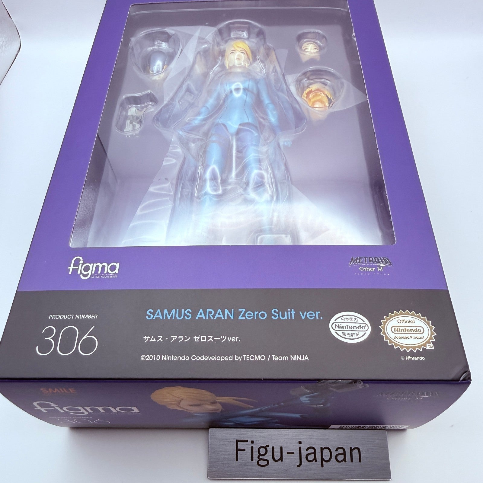 Samus Aran Zero Suit Action Figure figma 306 Metroid Other M Nintendo MISB5