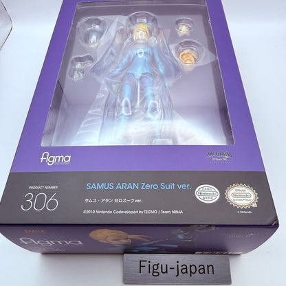 Samus Aran Zero Suit Action Figure figma 306 Metroid Other M Nintendo MISB5
