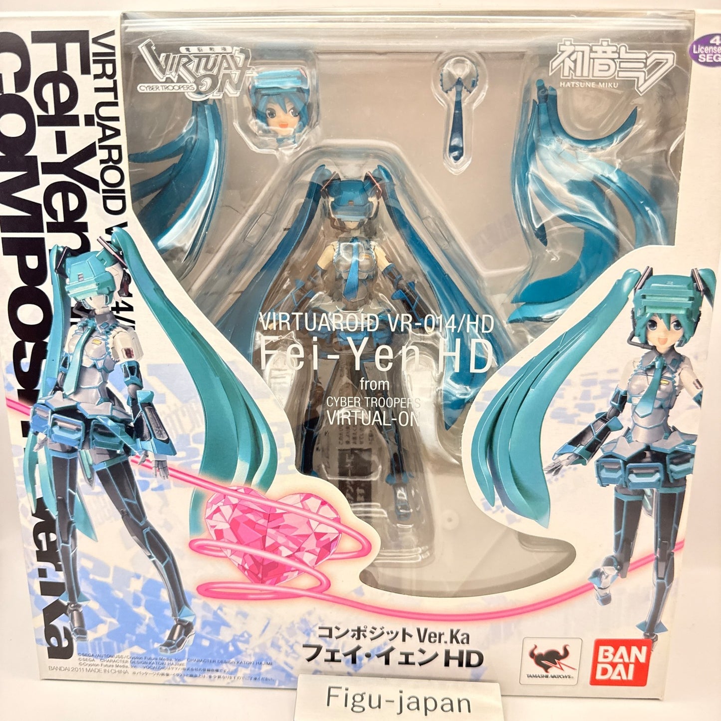 Hatsune Miku Fei-Yen HD Virtual-On Composite Ver.Ka Bandai Action Figure MISB0