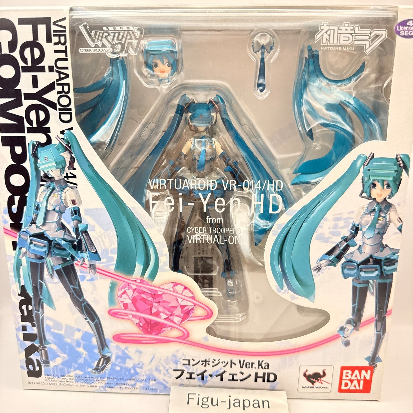 Hatsune Miku Fei-Yen HD Virtual-On Composite Ver.Ka Bandai Action Figure MISB0