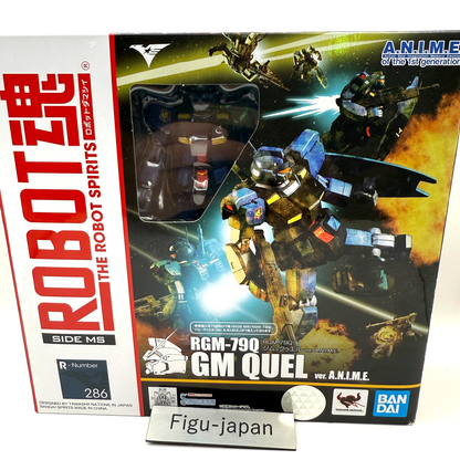 Robot Spirits GM Quel RGM79Q ver A.N.I.M.E. Figure Bandai MIB Authentic Japan0
