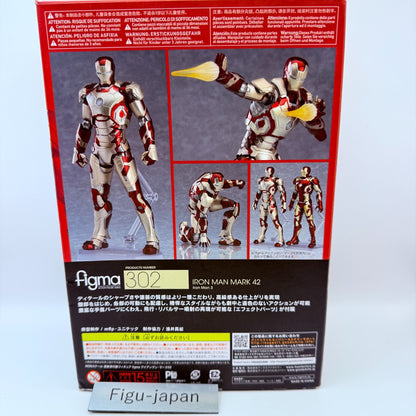 Max Factory figma 302 Iron Man Mark 42 XLII Figure Avengers Marvel Mint Japan8