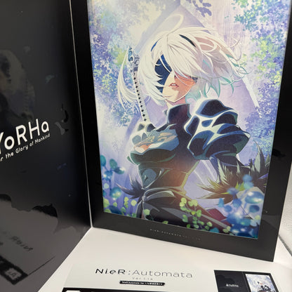 NieR:Automata Ver1.1a Ichiban Kuji Prize A 2B Art Holder Display Case Japan6