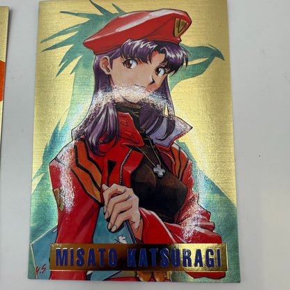 1996 CARDDASS MASTERS Neon Genesis Evangelion PART 1  Set of 4 SP [express]5