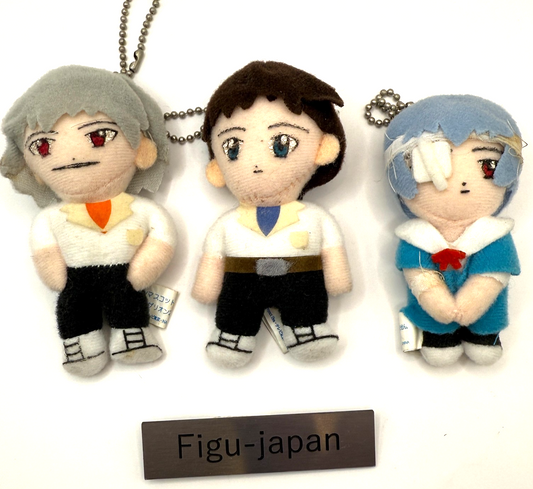 Neon Genesis Evangelion Keychain Mascot Plush    set of 3 Items [express]0
