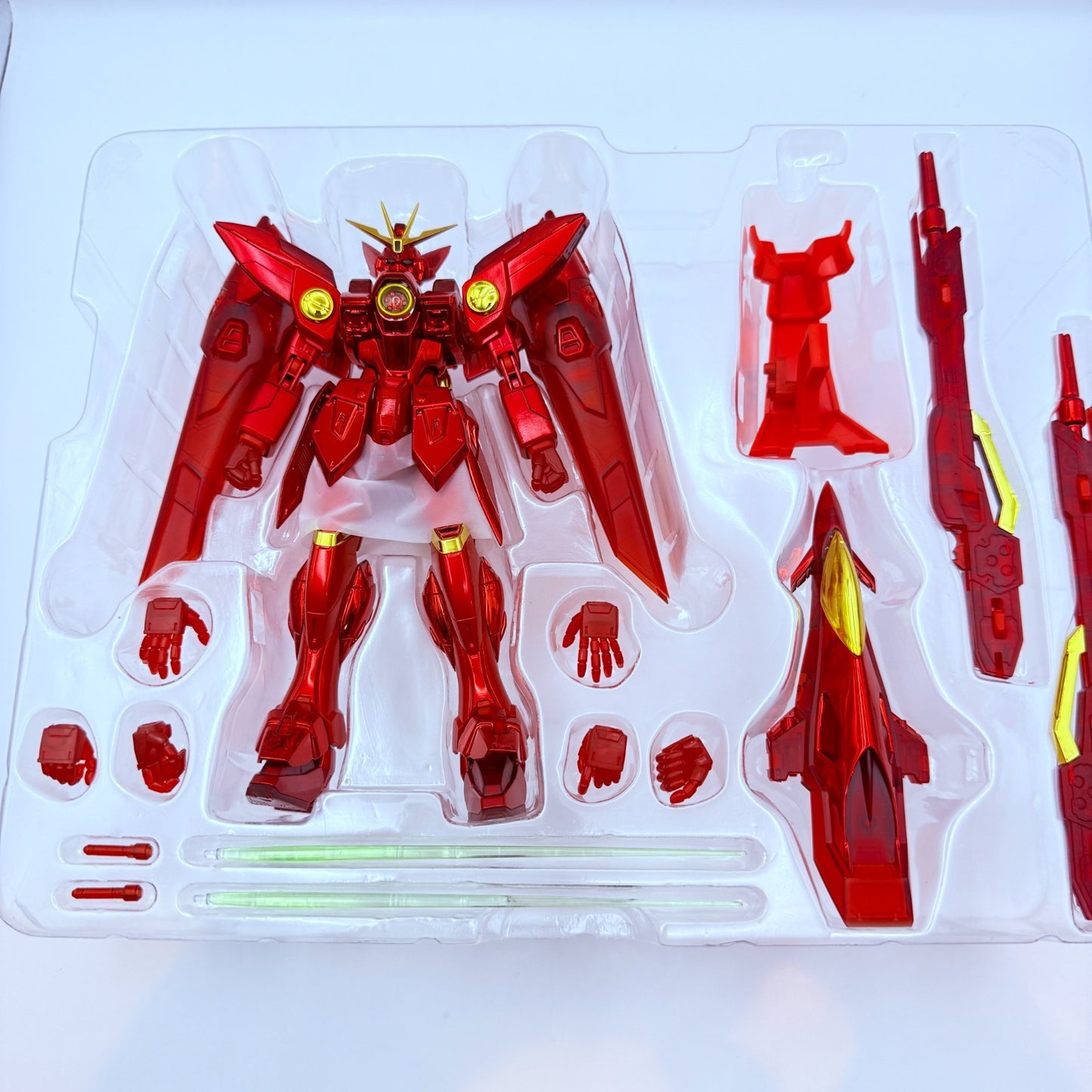 METAL ROBOT SPIRITS Wing Gundam Zero CHOGOKIN 50th Red Plated Bandai NIB10