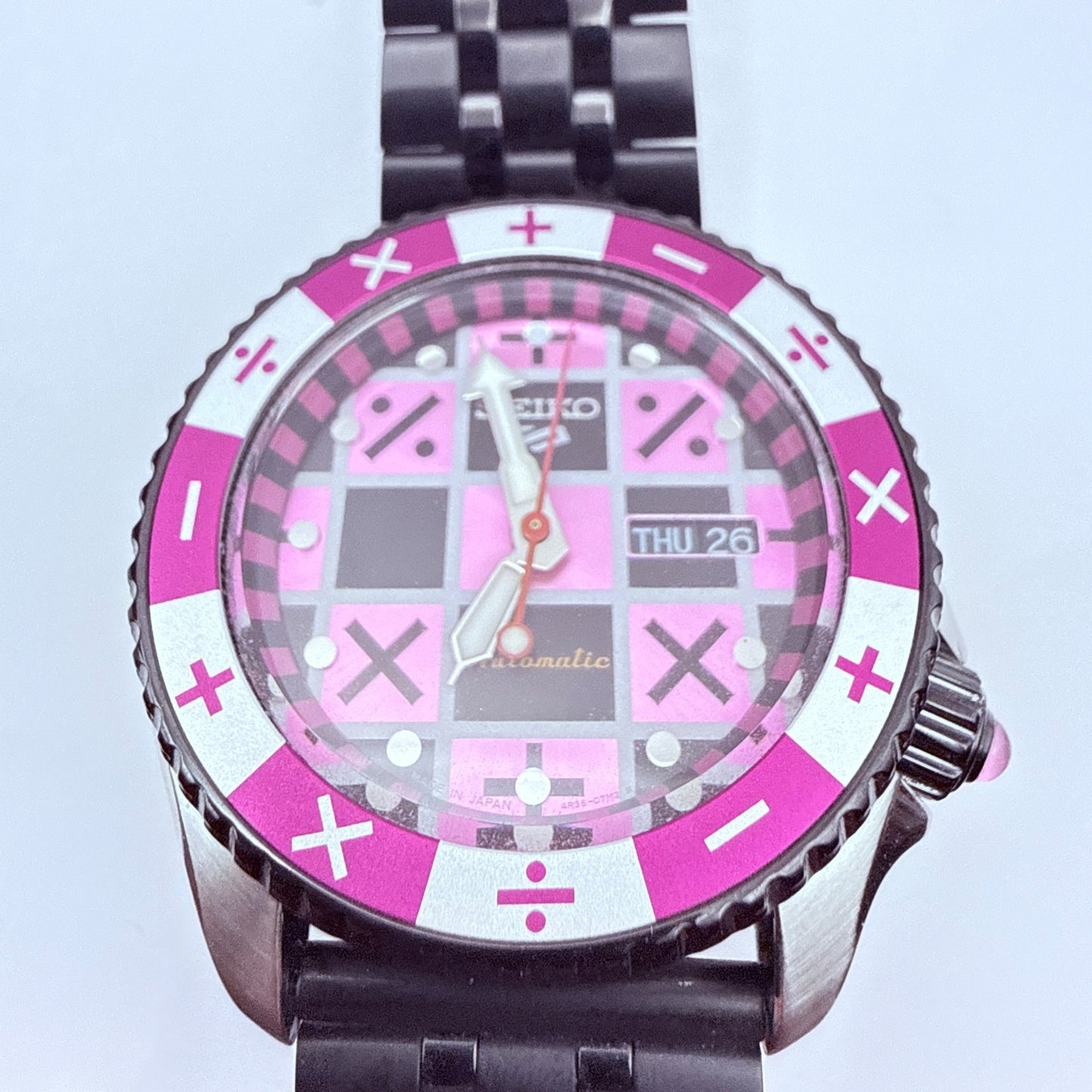 Trish Una SEIKO Watch SBSA033 JoJo Bizarre Adventure Golden Wind Custom Band MIB12