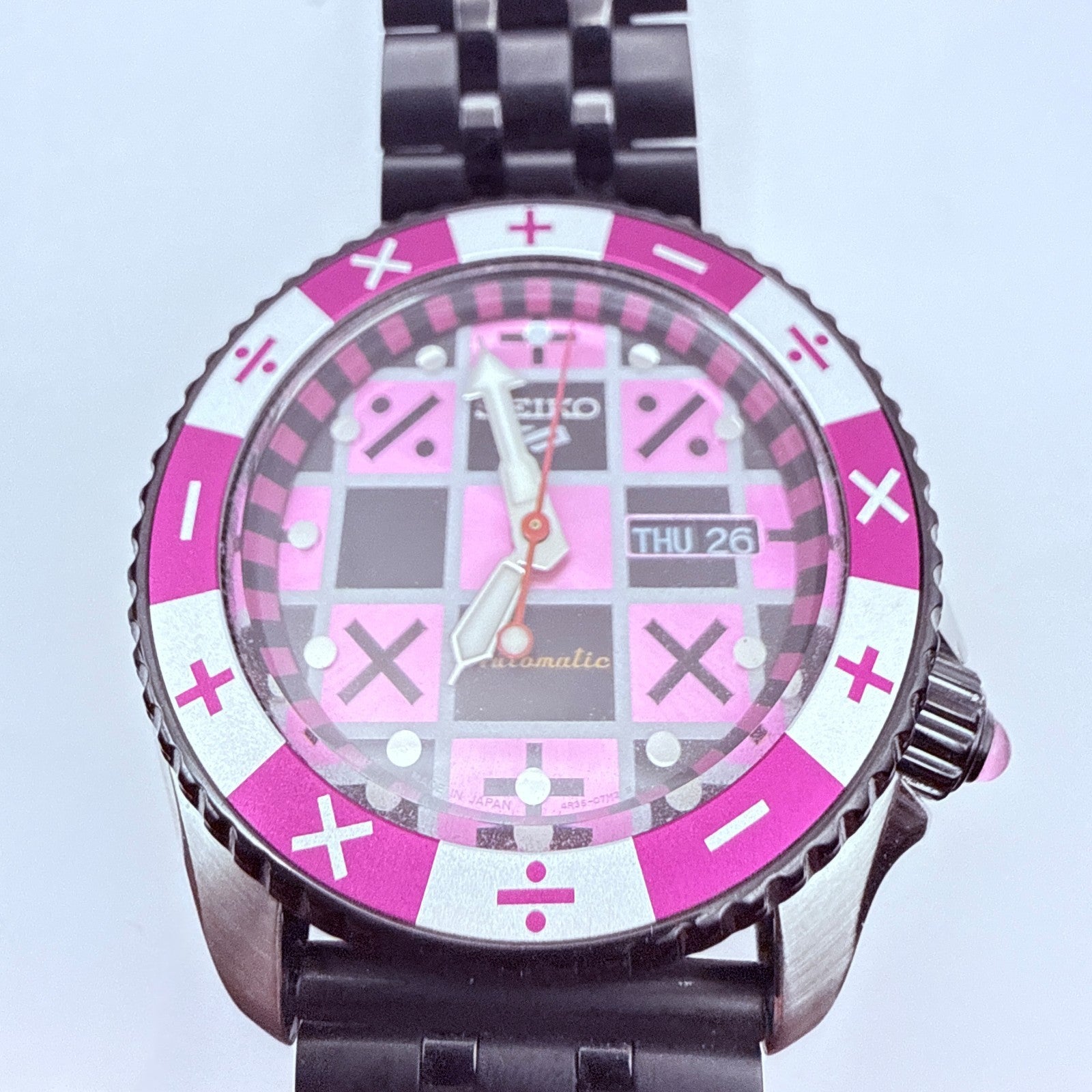 Trish Una SEIKO Watch SBSA033 JoJo Bizarre Adventure Golden Wind Custom Band MIB12