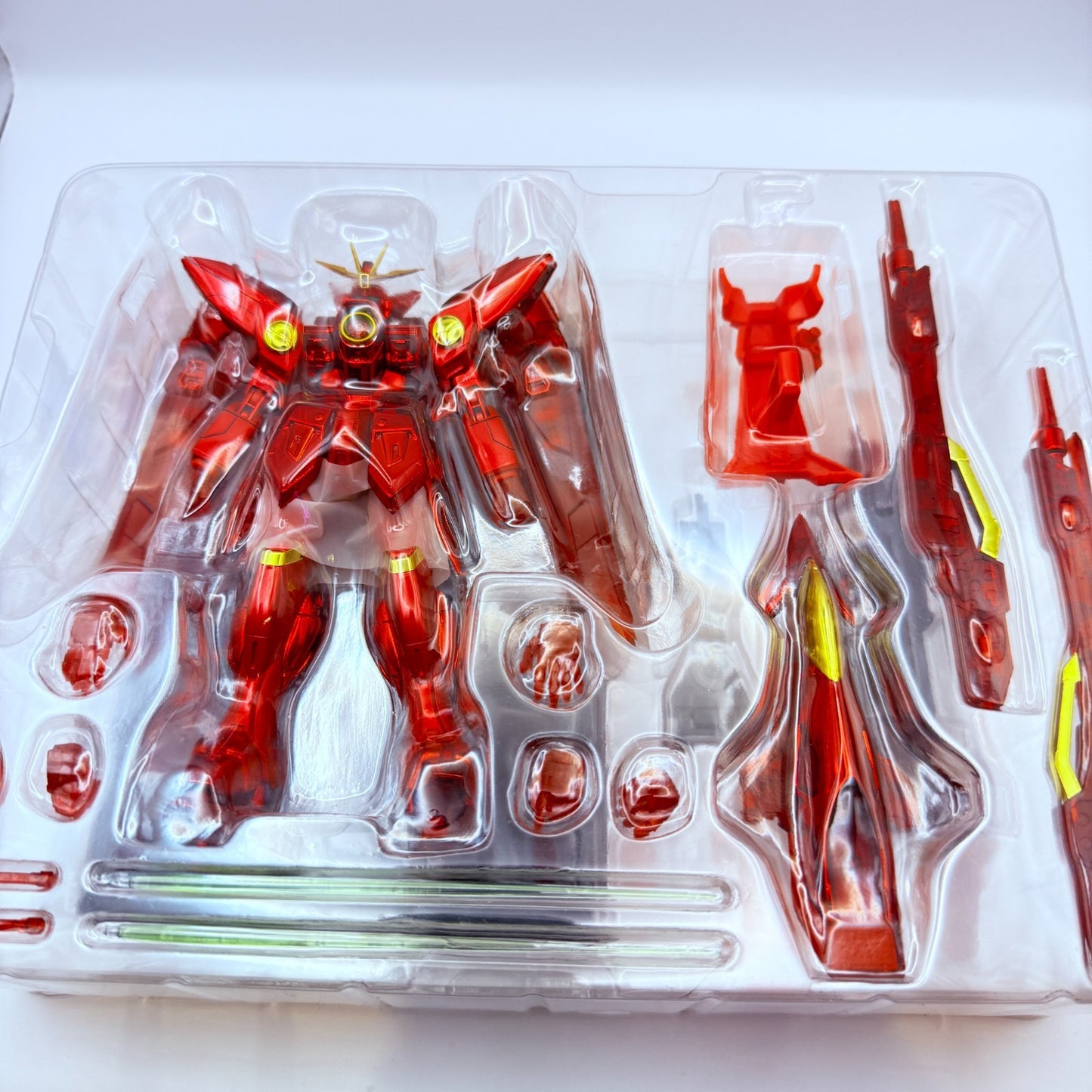 METAL ROBOT SPIRITS Wing Gundam Zero CHOGOKIN 50th Red Plated Bandai NIB6