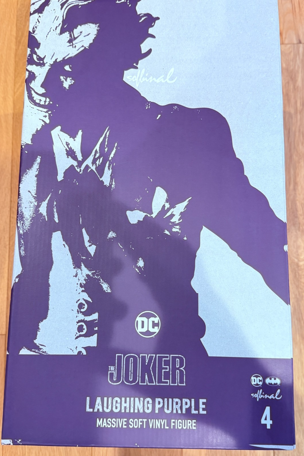 SOFBINAL THE JOKER KILLING LAUGHING PURPLE version massive soft vinyl figure0