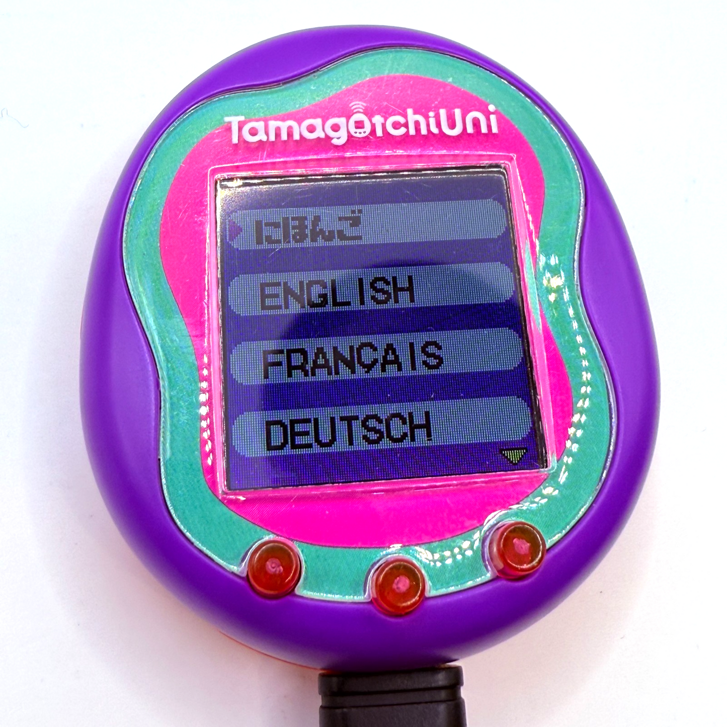 Bandai Tamagotchi Uni Purple Virtual Pet Tamaverse Wearable MIB Authentic6