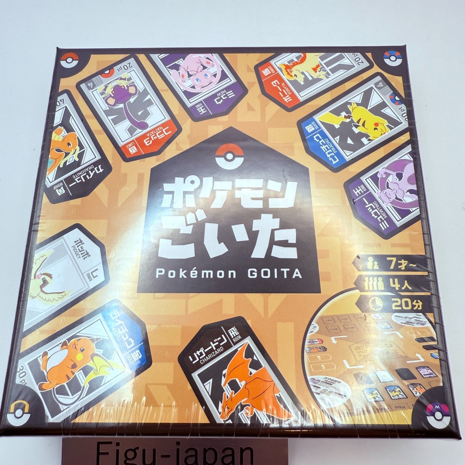 Pokemon GOITA Board Game Strategy Card Game 4 Players Arclight Japan New6