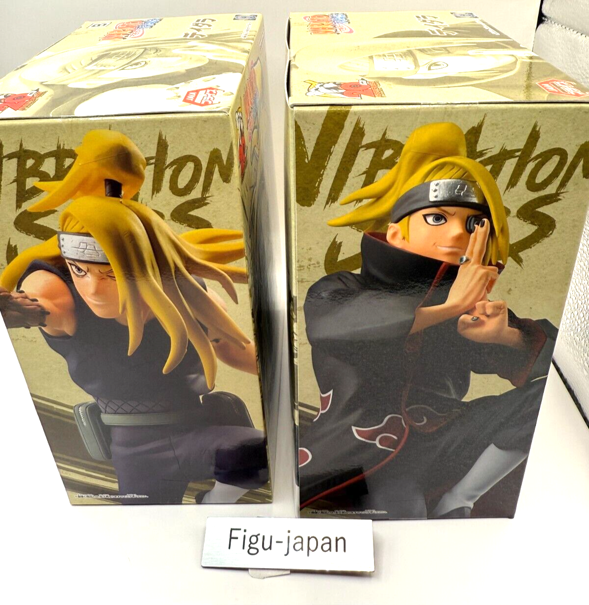 Deidara NARUTO Shippuden 20th  Figure Set of 2 VIBRATION STARS [express NEW]3
