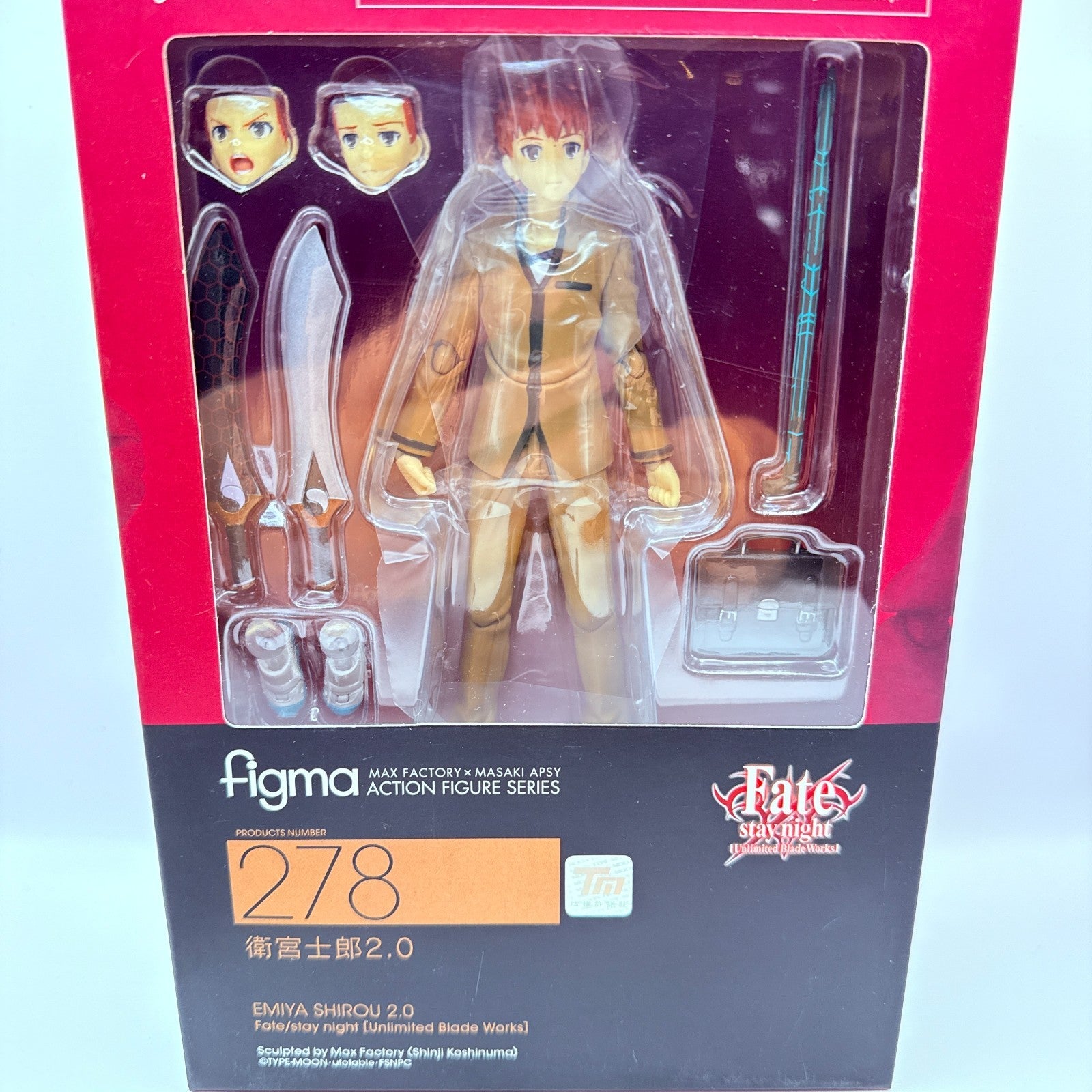 Max Factory figma 278 Shirou Emiya2.0 Fate/stay night UBW Figure Japan Authentic0