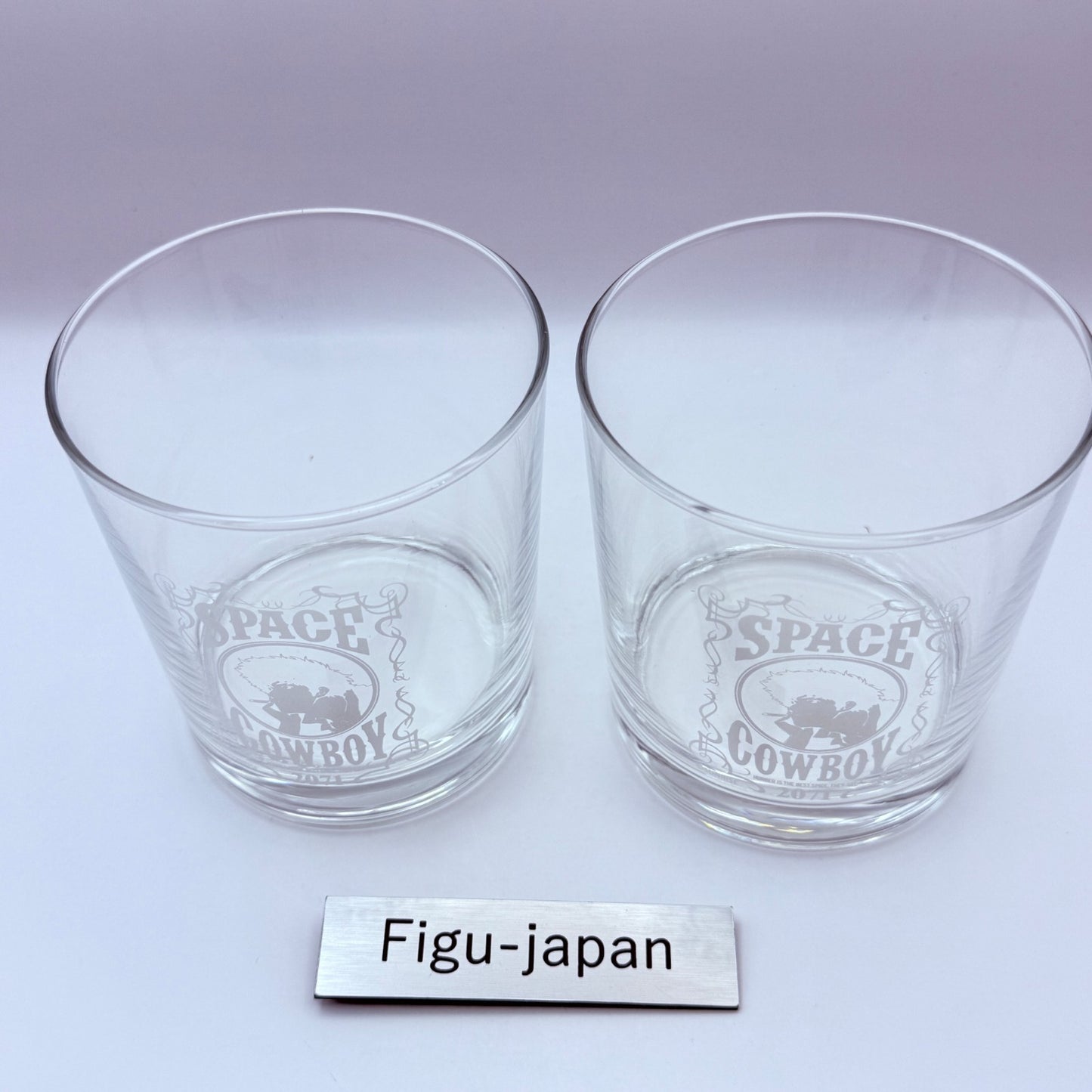 Cowboy Bebop 25th Anniversary Rock Glass Spike Spiegel Set of 2 New Rare Japan4