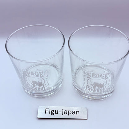 Cowboy Bebop 25th Anniversary Rock Glass Spike Spiegel Set of 2 New Rare Japan4