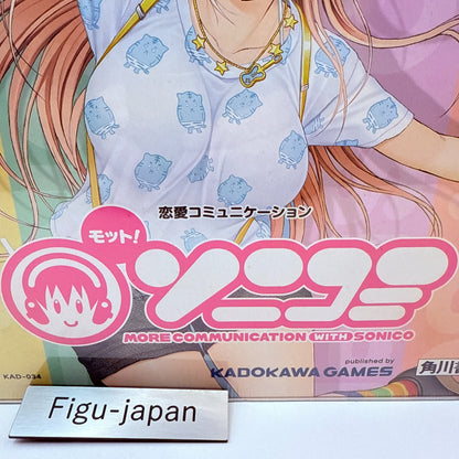 PS3 soft Motto Sonicomi Limited Edition Super Sonico Figure& Pillow Case10