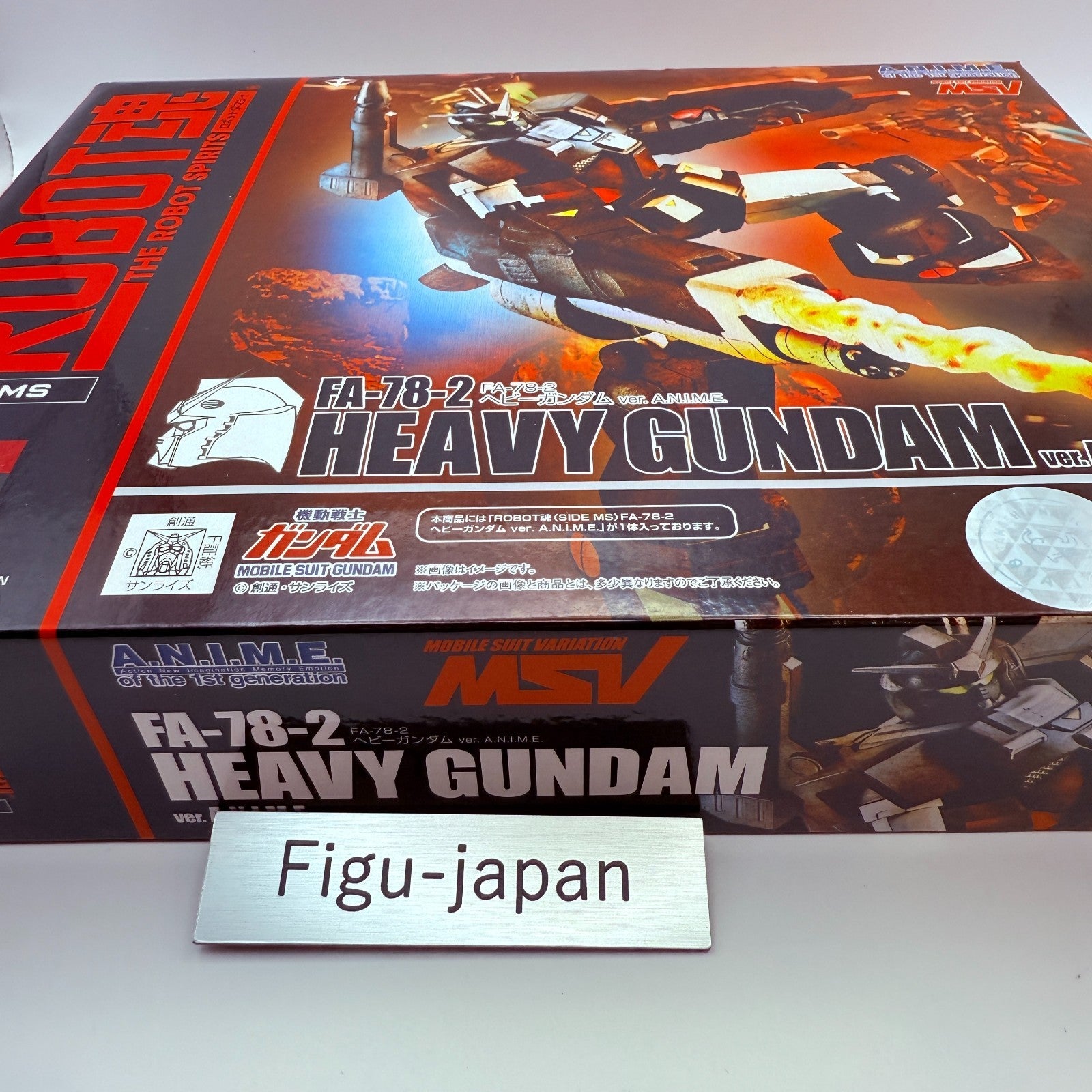 FA782 Heavy Gundam Robot Spirits Action Figure Bandai MIB Ver A.N.I.M.E. MSV1