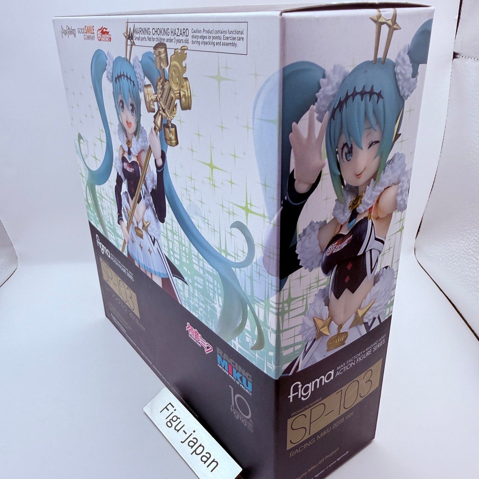 Hatsune Miku Racing 2018 figma SP-103 GT Project Max Factory Action Figure MISB6
