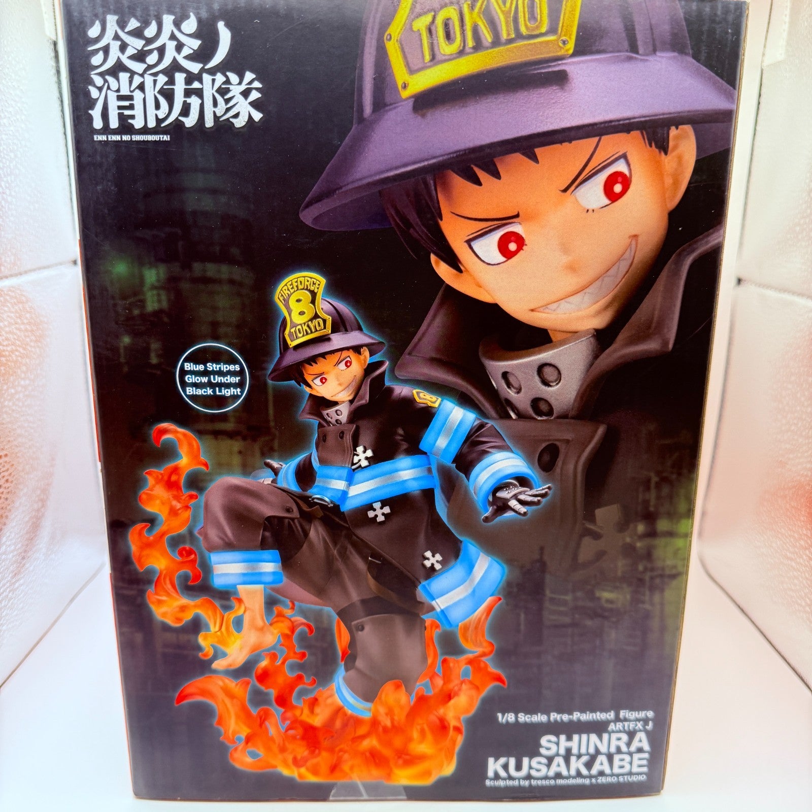Shinra Kusakabe Fire Force ARTFX J 1/8 Figure Kotobukiya MIB5
