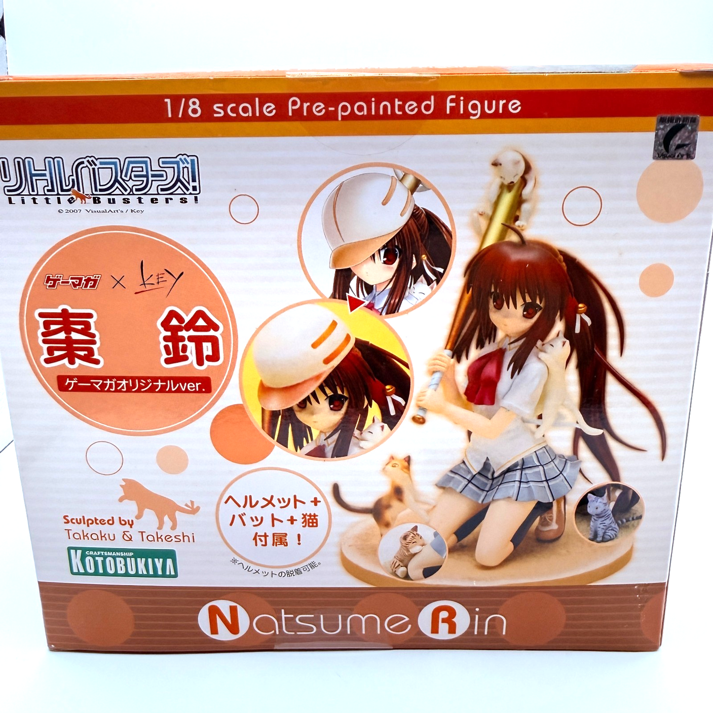 Kotobukiya Rin Natsume Gamemaga Original Figure Little Busters! MISB Authentic5