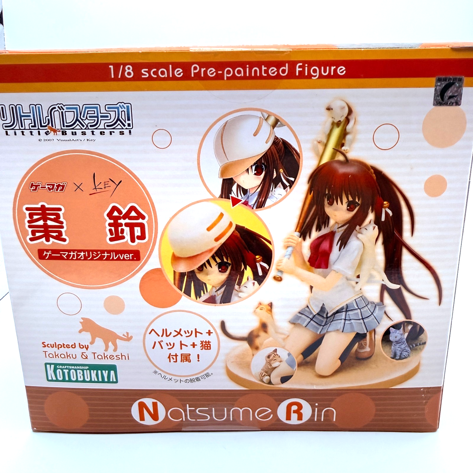 Kotobukiya Rin Natsume Gamemaga Original Figure Little Busters! MISB Authentic5