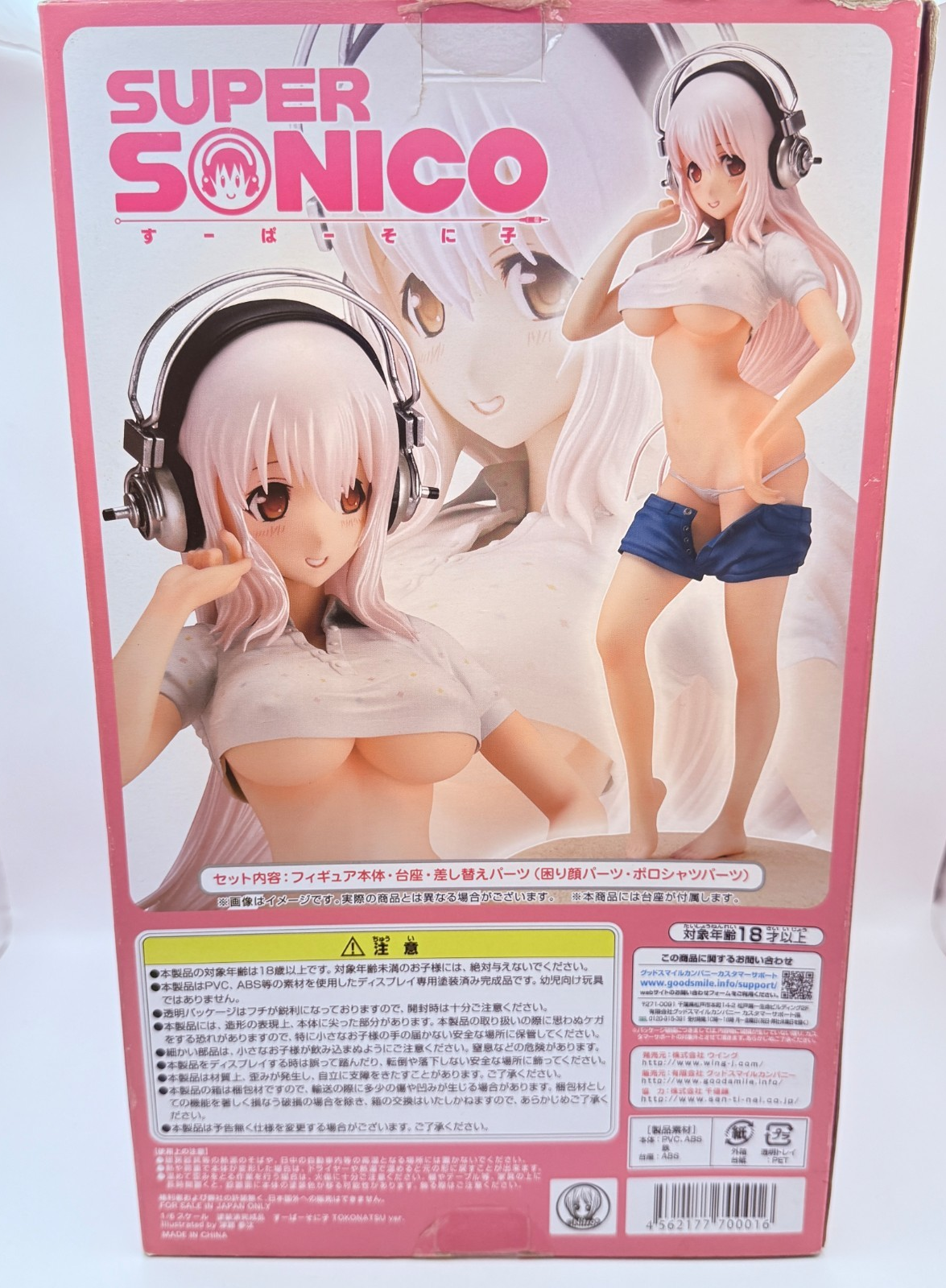 Super Sonico Tokonatsu Ver Wing Nitroplus 1/6 Scale Figure Cast Off Very Good3