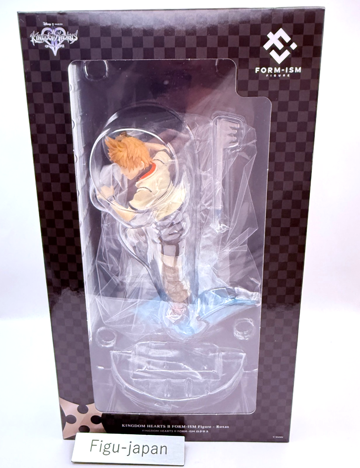 Roxas FORM-ISM Figure Kingdom Hearts 2 II Square Enix Authentic Japan MISB0