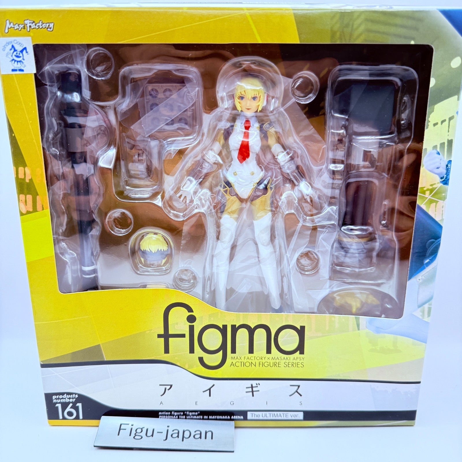 figma 161 Aigis The Ultimate ver. Persona 3 P4A Factory Sealed Vintage NEW0