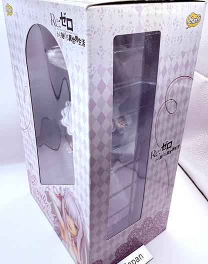Phat! Re:Zero Emilia Wedding Ver 1/7 Scale Figure Opened Mint Authentic Japan4