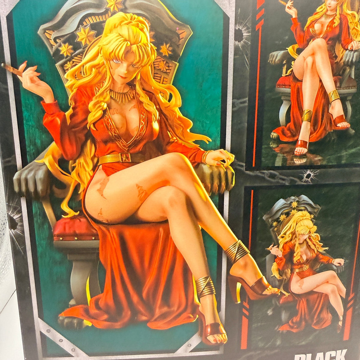 Black Lagoon Balalaika Crimson Empress  Figure Medicos Limited Bonus Face MISB9