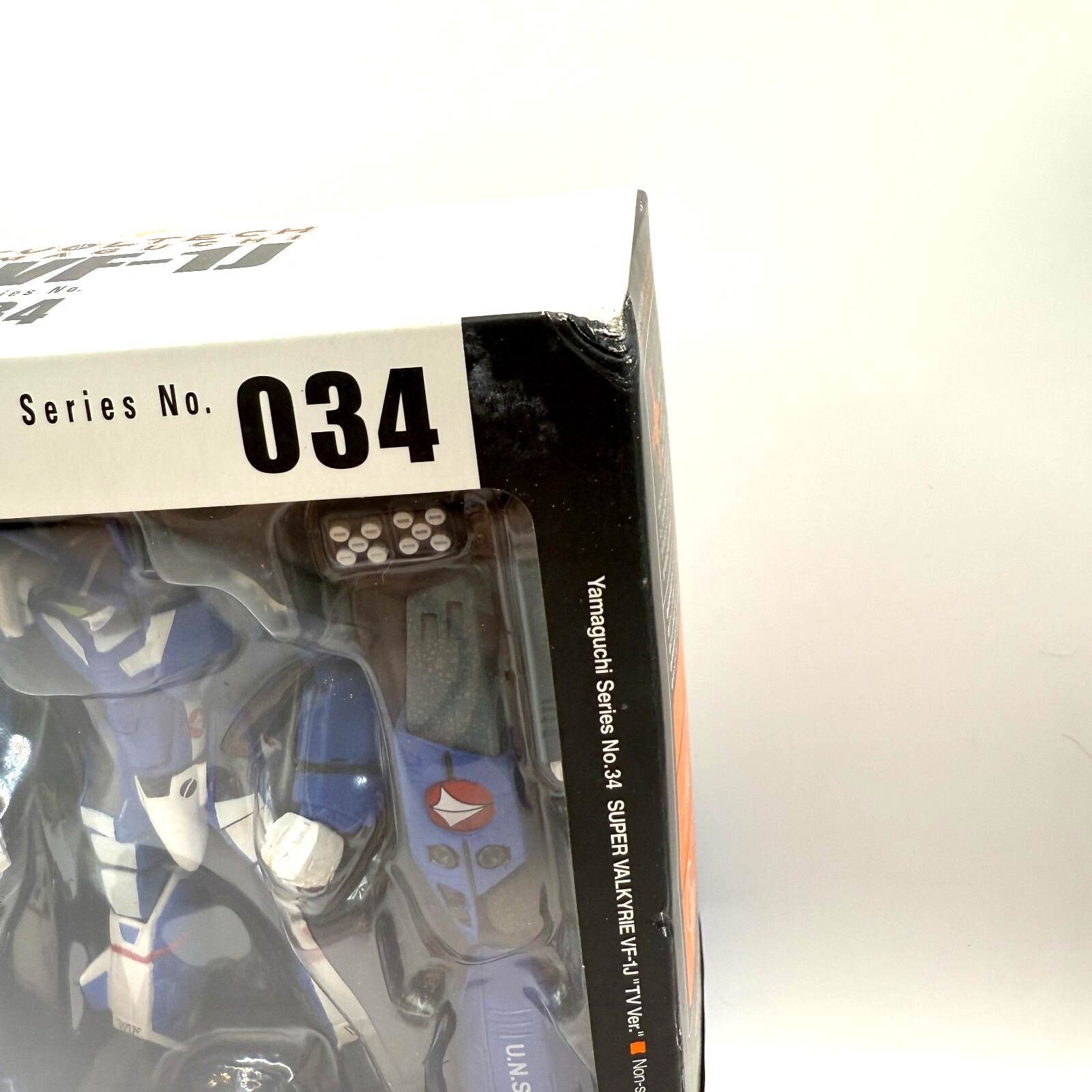 Revoltech Yamaguchi No.034 Macross VF1J Max Valkyrie Robotech Blue Kaiyodo New10